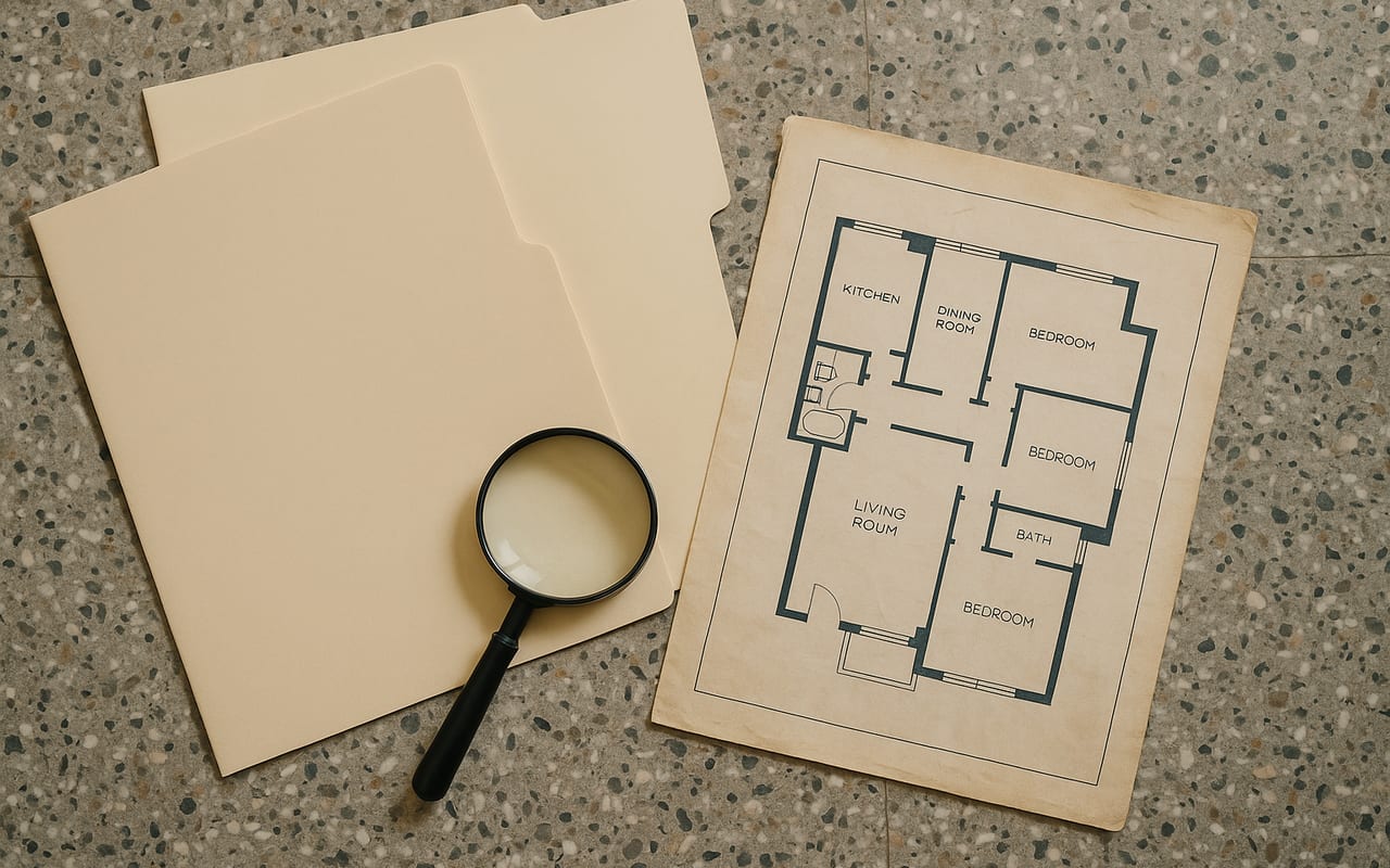 Fotografía: Documentos para comprar inmueble — Checklist y compra